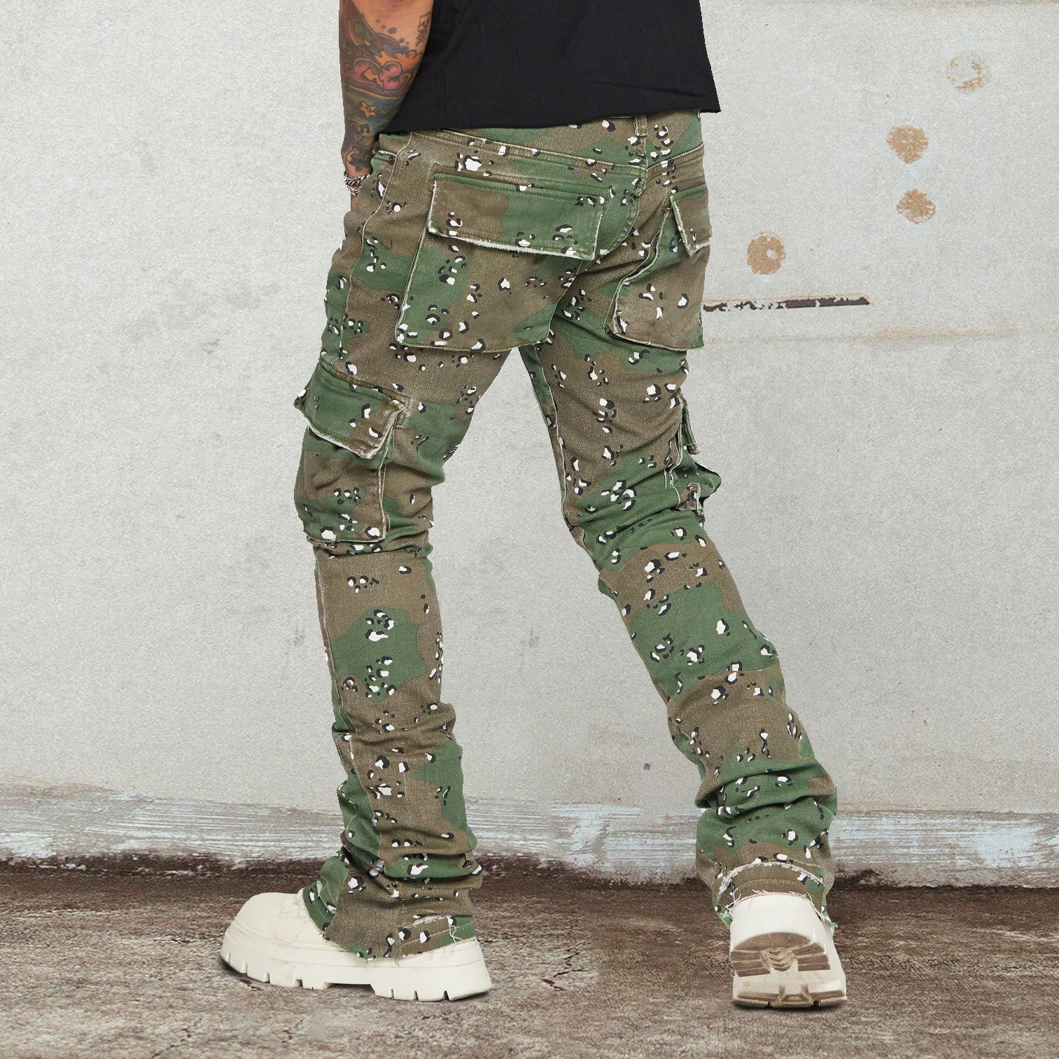 Street Hip Hop Retro Oversized Cargo Jeans
