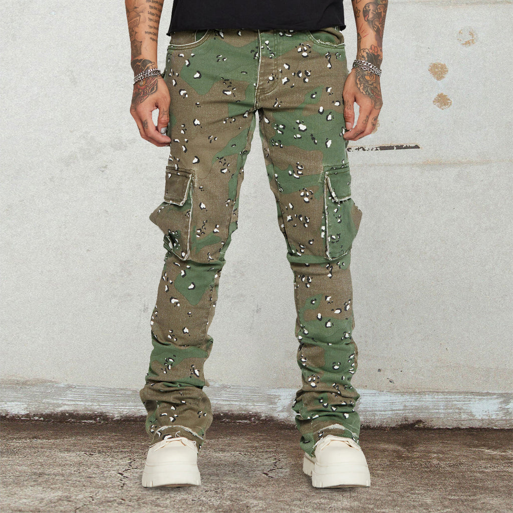 Street Hip Hop Retro Oversized Cargo Jeans