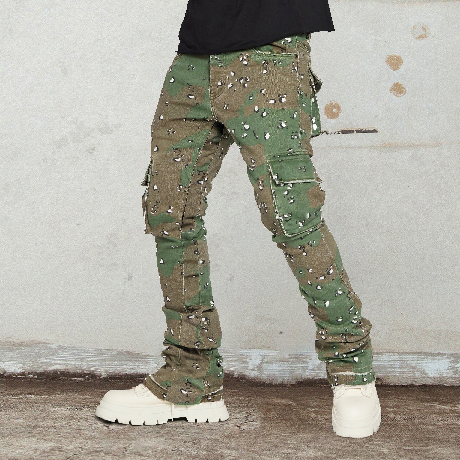 Street Hip Hop Retro Oversized Cargo Jeans